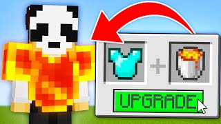 Minecraft Manhunt But You Can Upgrade Items [upl. by Wiencke515]