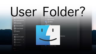 How To Show the User Folder in Finder on a Mac [upl. by Gurl]