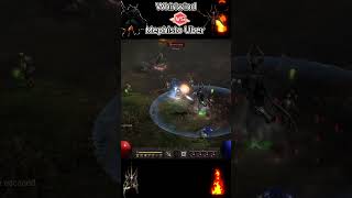 Whirlwind Barbarian Vs Uber Mephisto diablo2resurrected [upl. by Atteuqihc]