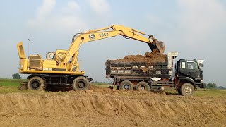 New Nissan diesel v8 truck dumper full over loading Pakistani have machinery phm [upl. by Ahseyk]