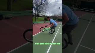 Three Basic Flatland tricks to learn bmx flatland oldschoolbmx [upl. by Argus]