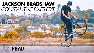 FIXED GEAR TRICKS  JACKSON BRADSHAW FOR CONSTANTINE BIKES [upl. by Suiradel739]