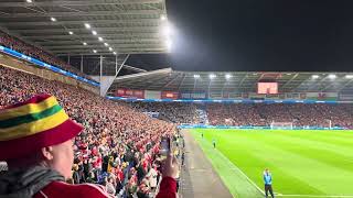 Wales v Finland Welsh Nation Anthem [upl. by Ahsirpac740]