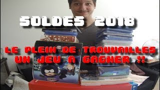 SOLDES 2018  Le plein de jeux pour la collec  concours [upl. by Atiuqihc]