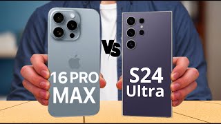 iPhone 16 Pro Max vs Samsung Galaxy S24 Ultra [upl. by Koh]