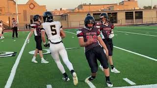 Hays Ks Middle School 7th and 8th Grade Football at Great Bend [upl. by Kra]