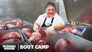 How The Military’s Largest Cafeteria Feeds 4500 Soldiers In 90 Minutes  Boot Camp [upl. by Darya]