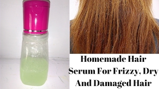 Homemade Hair Serum For Soft Shiny amp Smooth Hair In Just 2 minutes  DIY Leave In Hair Conditioner [upl. by Aryamo]