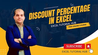 How to calculate discount percentage in Excel  Discount percentage [upl. by Tengdin]