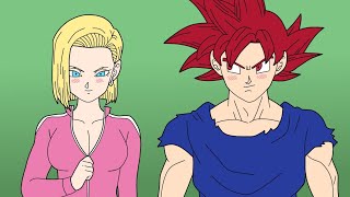 GOKU SAVES ANDROID 18 [upl. by Jarl]