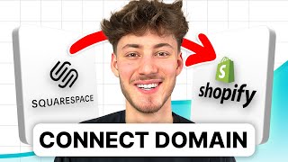 How To Connect Squarespace Domain to Shopify 2024 FULL Tutorial [upl. by Estrin361]