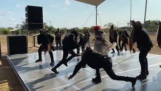 Danza de los Diablos presentada a AMLO en Cuajiniculapa [upl. by Illek]