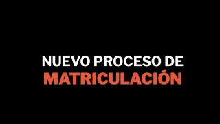 Proceso de matriculación 20231 [upl. by Nawak940]