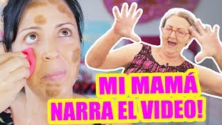 MI MAMÁ NARRA Mi Tutorial de Maquillaje 😱😂 SandraCiresArt [upl. by Norrat]