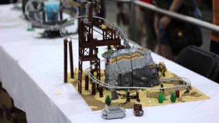 RollerCoaster Factory at Brickworld 2013 [upl. by Perrine]