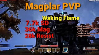 ESO Magplar PVP Build Waking Flame Hrothgar Nerf High Damage Basic Sets Flexibility No Mythic [upl. by Ttenneb]