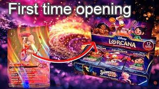 disney lorcana shimmering skies booster box opening [upl. by Mohammed]