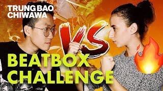 Boyfriend Vs Girlfriend Beatbox Challenge 🔥 Part 1  Trung Bao amp Chiwawa [upl. by Savinirs]