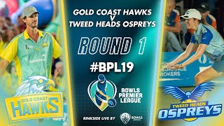 BPL19  Round 1  Hawks v Ospreys [upl. by Daron465]