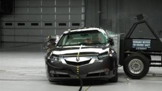 2009 Acura TL side IIHS crash test [upl. by Tucky]