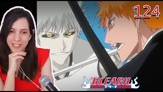 HOLLOW ICHIGO Vs ICHIGO Bleach Episode 124 Reaction [upl. by Dowell]