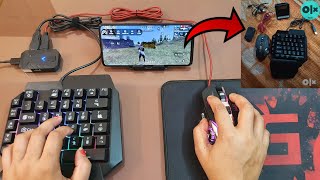 mobile games with keyboard mouse in mobile  mix pro setup and unboxing  mixpro converter [upl. by Dolley]