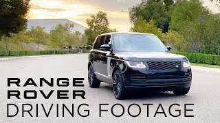 Blacked Out Range Rover Supercharged Driving Walkaround Interior [upl. by Odnala]