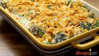 How To Make Broccoli Cheese Casserole  Casserole Recipes  Allrecipes [upl. by Kcid]