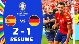 Résumé Espagne 21 Allemagne  UEFA Euro 2024 [upl. by Gemma]