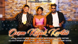 New konkani song 2024  Oxem Kiteak Kortai  Leslie Furtado Feat Franky Oliveiro [upl. by Adelia]