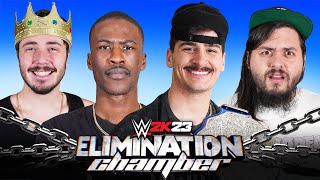 We Let The AI Compete in our WWE Elimination Chamber [upl. by Alletse]