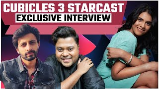 Cubicles 3 Starcast Exclusive Interview with Abhishek Chauhan Badri Chavan Ayushi Gupta FilmiBeat [upl. by Eipper]