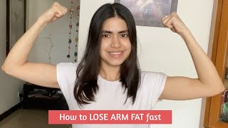 How to Lose Arm Fat Fast Challenge at home  Arm workout for flabby amp sagging arms  NO equipments [upl. by Sculley]