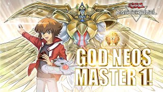 GOD NEOS IN MASTER 1 SEASON 33 🔥  YuGiOh Master Duel [upl. by Nyladgam]