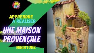 Comment réaliser une maison de type provençale TUTO [upl. by Milan]