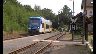 VT650 Ausfahrt Freiberg auf kleiner Steigung [upl. by Anived]