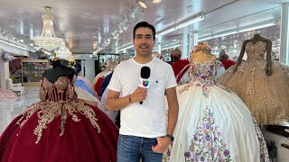 La tradición de los vestidos de quinceañera en los famosos callejones de Los Ángeles [upl. by Githens]