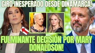 EXPLOSIVAS NOTICIAS Y CRISIS TOTAL EN DINAMARCA X FEDERICO Y MARY DONALDSON SALPICAN A LA CASA REAL [upl. by Aremahs]