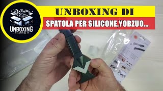 Spatola per SiliconeYOBZUO Kit Spatole per Silicone per Rimuovi Si  9 Pezzi [upl. by Heisser]