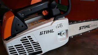 Stihl 192 T 193 T Kettenrad Tauschen [upl. by Ennairej976]