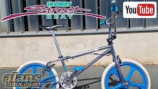 Alans BMX 2025 Skyway Street Beat Custom BMX Bike ChromeAqua [upl. by Onihc]