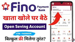 fino payment bank account opening 2024  fino bank account opening online mobile [upl. by Syl925]