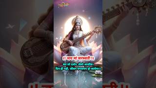 जय मां सरस्वती । विद्या की देवी । मां सरस्वती की आरती। Maa Saraswati Songs । Maa Saraswati Video [upl. by Aikahc]