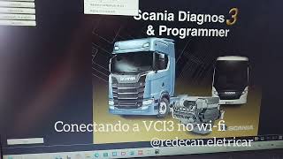 COMO CONECTAR A VCI3 NO WIFI  VCI3 Scani para SDP3 Sacnia [upl. by Borries]