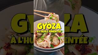 GYOZA à lhuile pimentée 🌶🥟👌 [upl. by Etteb375]