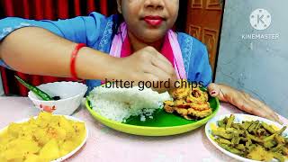 EATING RICE  ASH GOURD CURRY  LONG BEANS FRY  CHIPS🍟 MUKBANG  BIG BITES  EATING SHOW  ASMR [upl. by Acira]