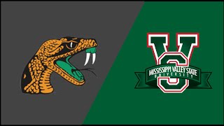 COLLEGE FOOTBALL  MVSU VS FAMU VALLEY SPORTS NETWORK [upl. by Nollek]