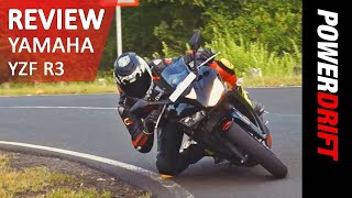 Yamaha YZF R3  Review  PowerDrift [upl. by Nareht]