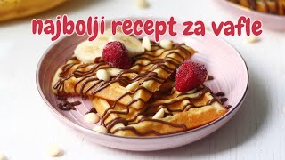 Najbolji recept za vafle  bakin kolač  galete [upl. by Edmon]