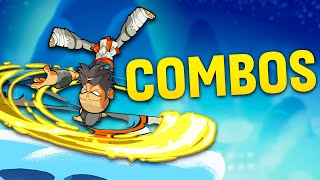 Every Brawlhalla Wu Shang Combo You Need To Know [upl. by Namrehs]